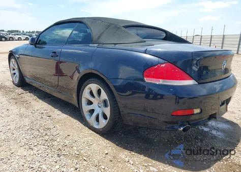 2006 BMW 650I from USA, damaged, VIN WBAEK13486CN75522